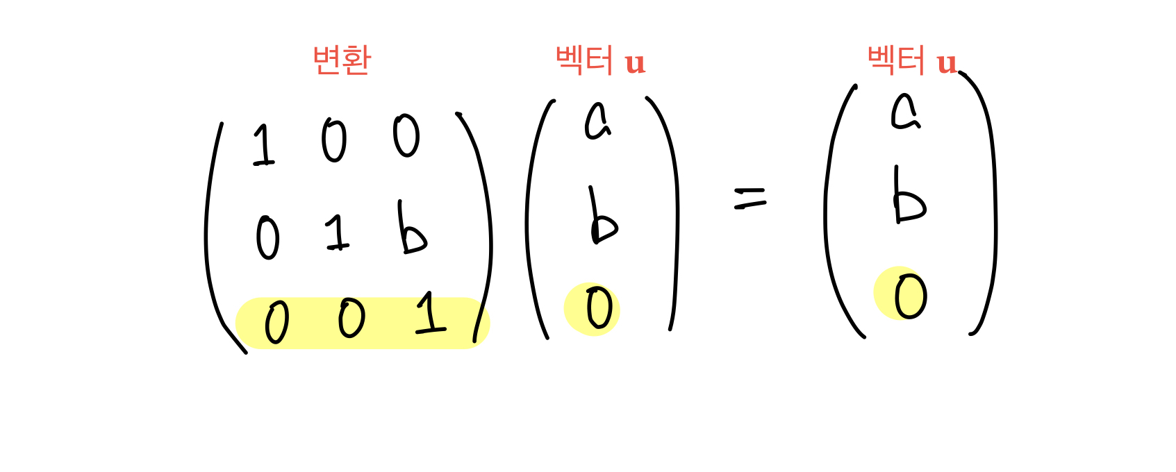 2d-homogeneous vector